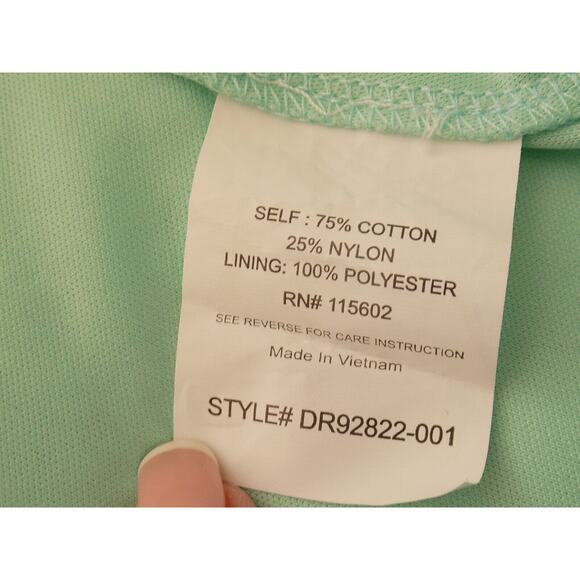 LUSH dress sleeveless skater style eyelet lace size Medium - Picture 8 of 9